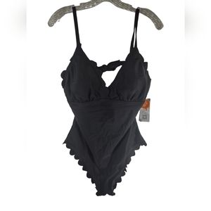 Black Charmo one piece bathing suit